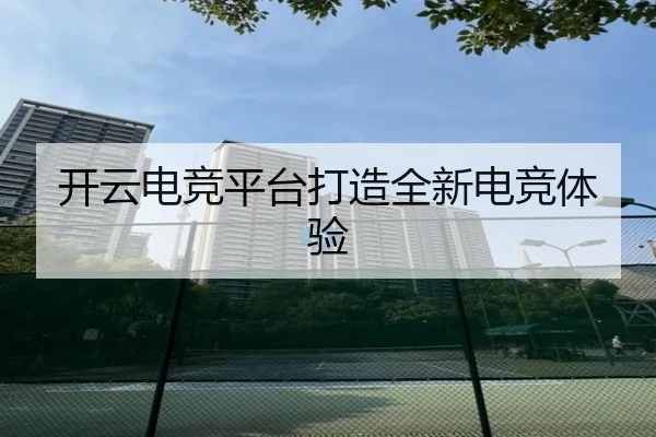 开云电竞平台打造全新电竞体验